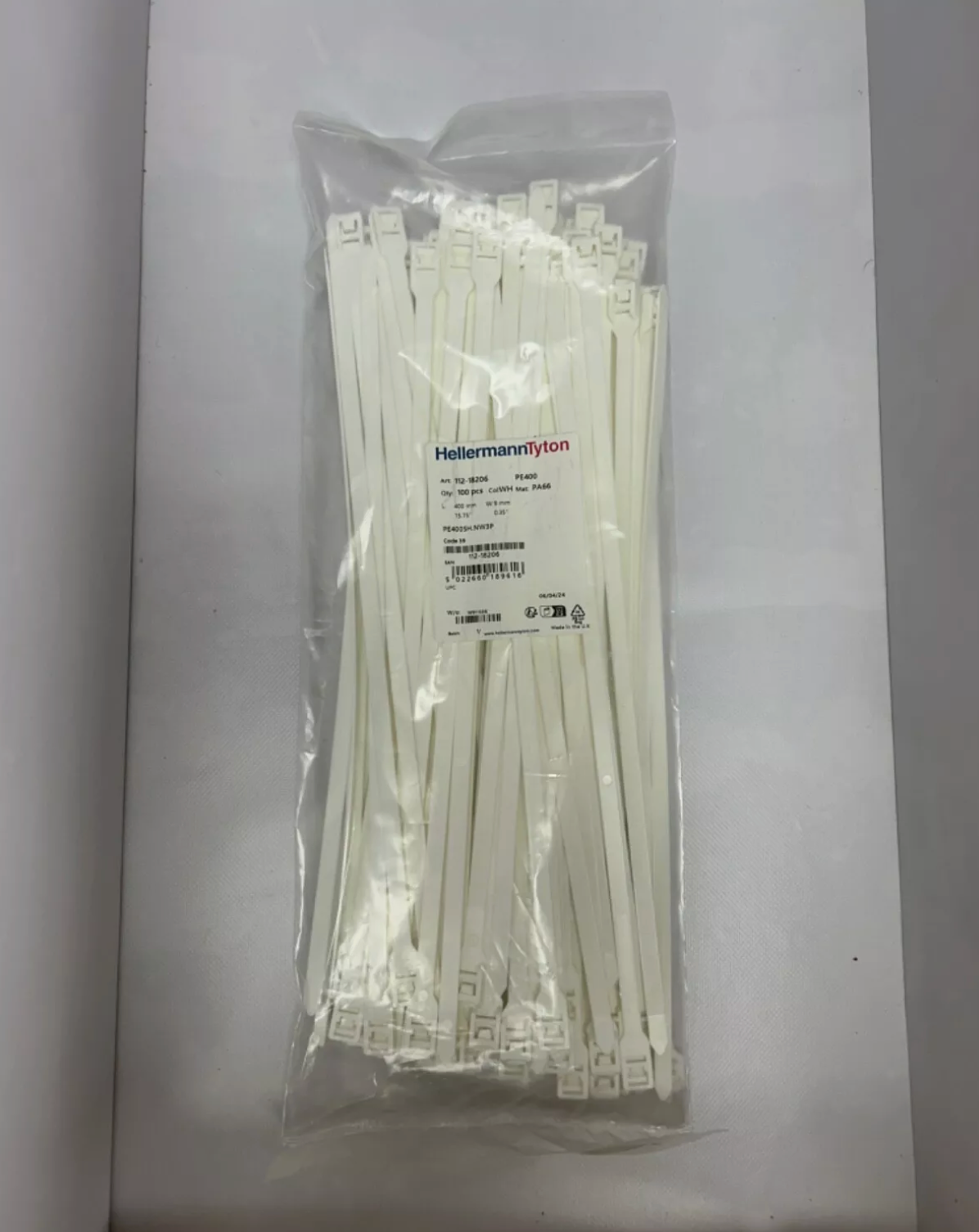 Hellermann Tyton PE400 Cable Ties | Pack of 100