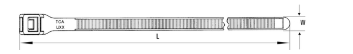 Hellermann Tyton PE400 Cable Ties | Pack of 100